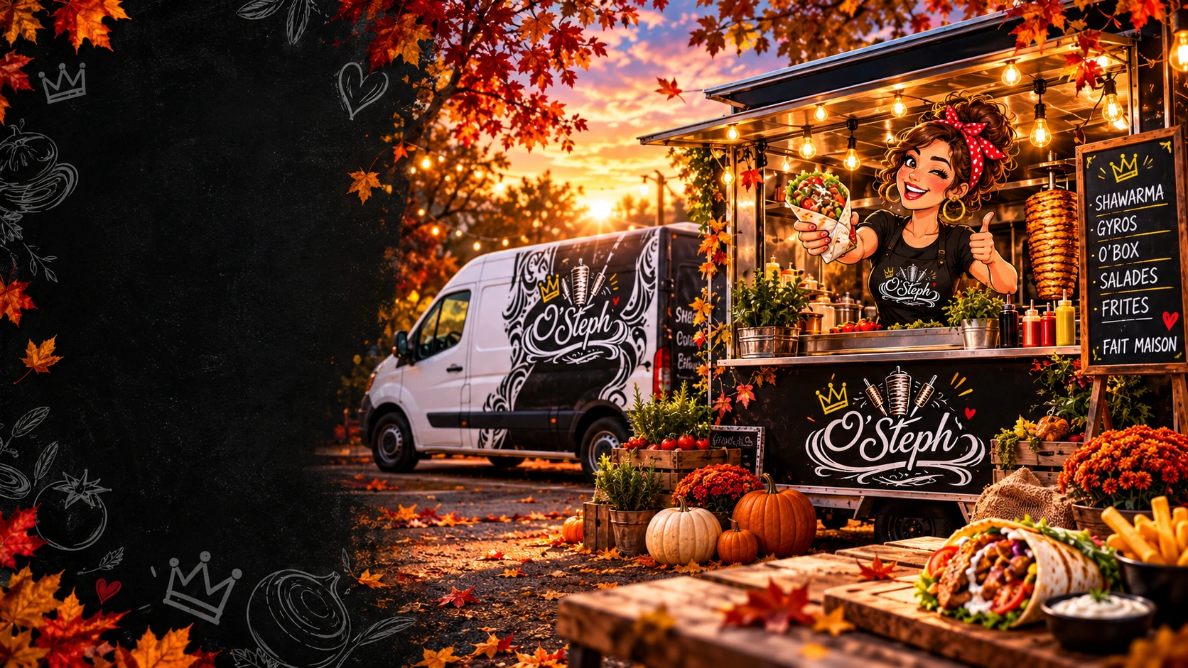 Food truck O'Steph — ambiance automne